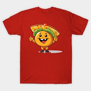 kawaii Taco cehees T-Shirt cute potatofood funny T-Shirt